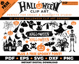 Halloween clip art bundle   set 1 thumbnails1 thumb200