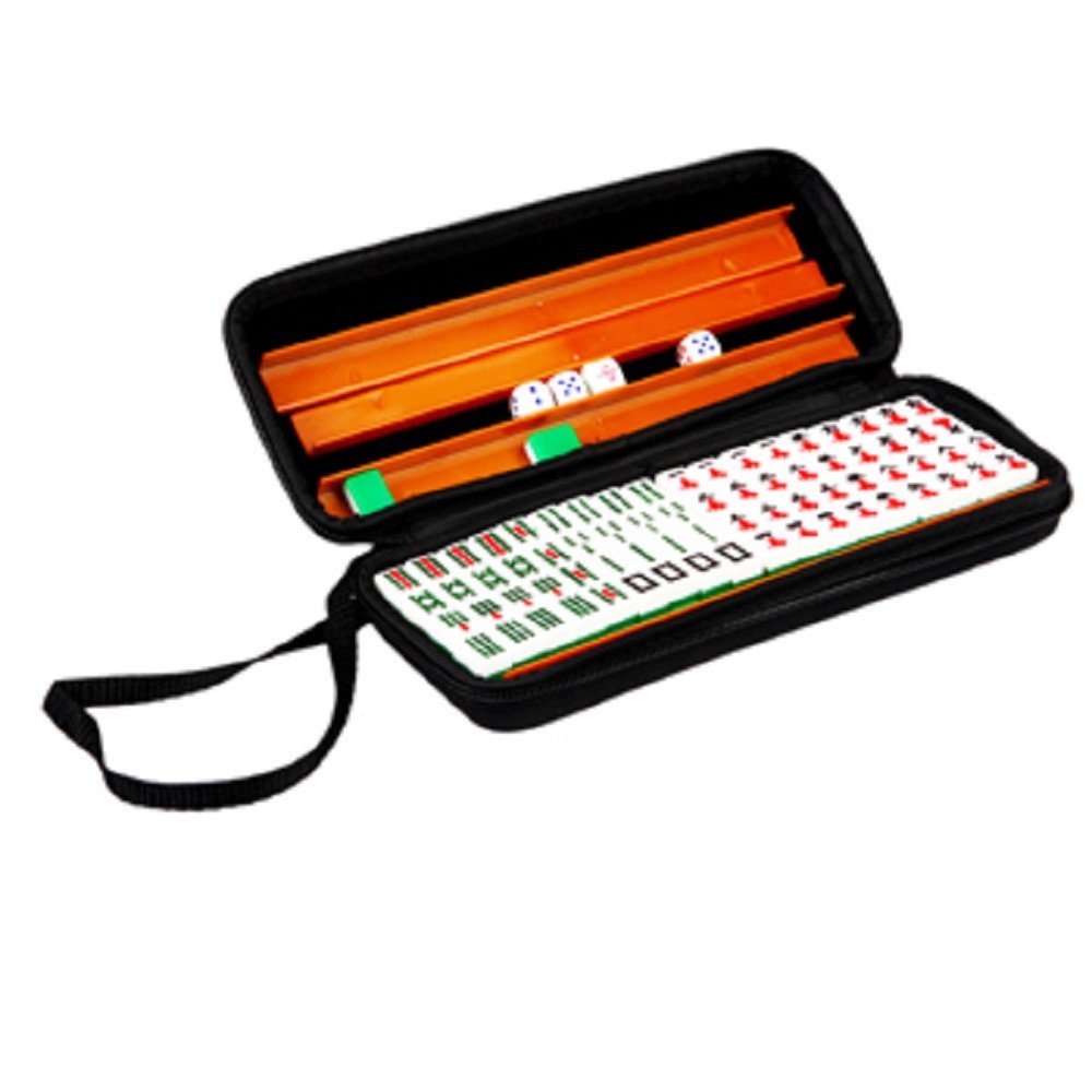 Classic Mah Jong Japanese Tile Game Traveling Set, Multicolor Other