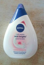 New Nivea milk delights caring rose water face wash 50 ml original free ... - $7.91