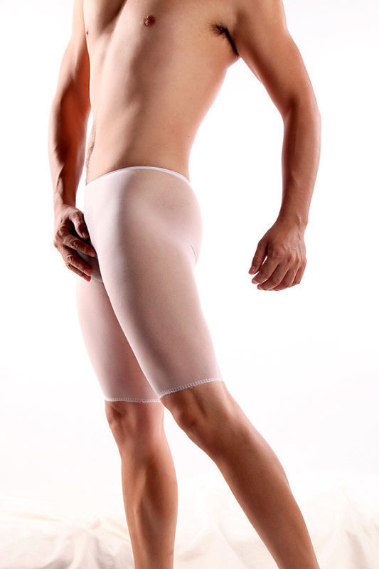Mens Sexy Seamless Pantyhose Stretch Lingerie Sheer Nylon Tights Pouch Underwear Underwear