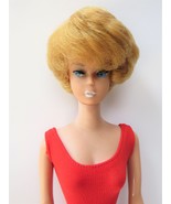 Vintage 1960s Bubblecut Barbie Doll Blond White Lips Mattel Midge Barbie body - $55.00