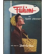 1953 Coats &amp; Clark’s Fashions in Quick Crochet No 302 - $9.50