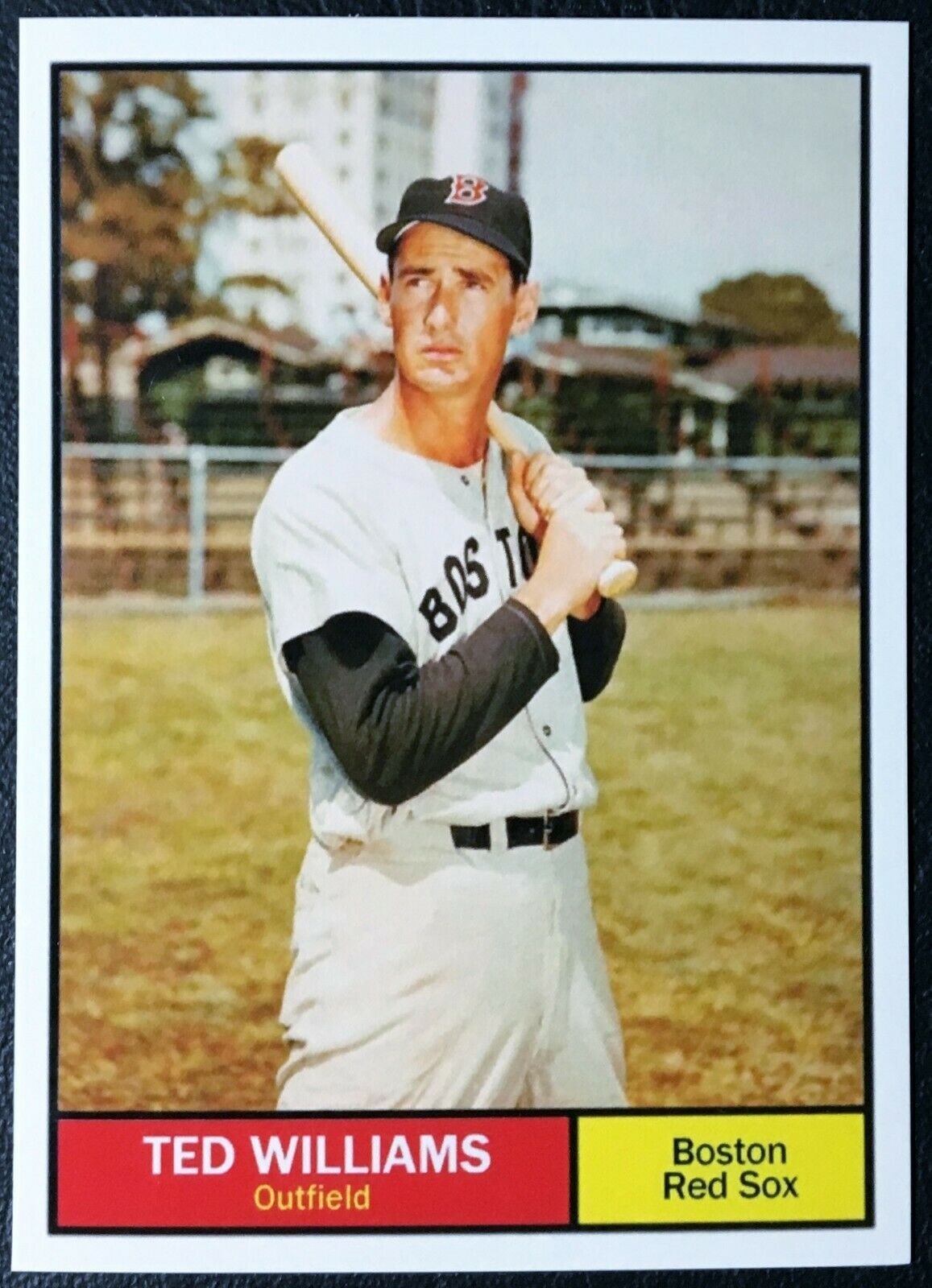 1961 Topps #589 Ted Williams Reprint - MINT - Boston Red Sox - Sports ...