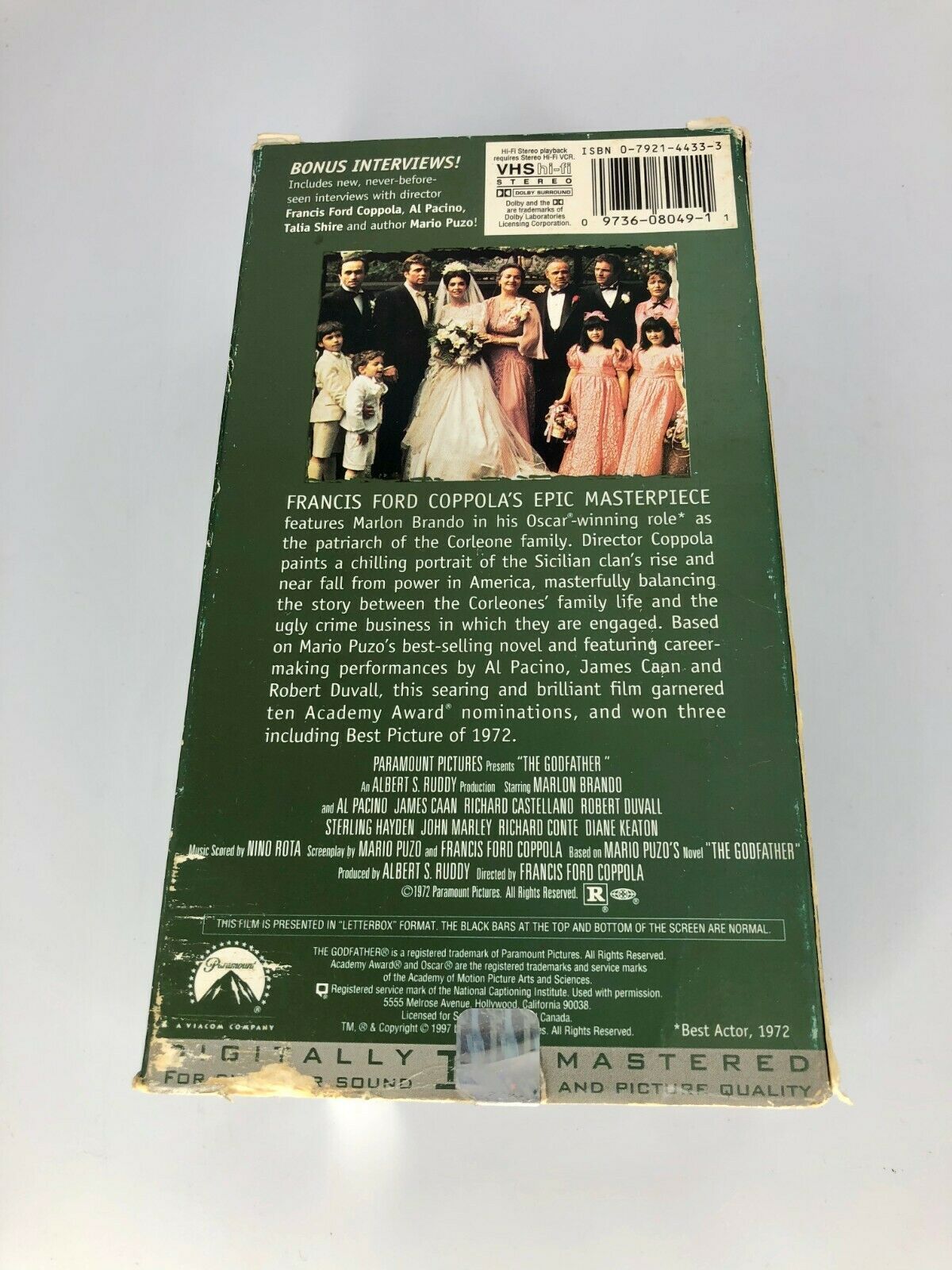 The Godfather Collection (VHS, 1997, 6-Tape Set, Widescreen) - VHS Tapes