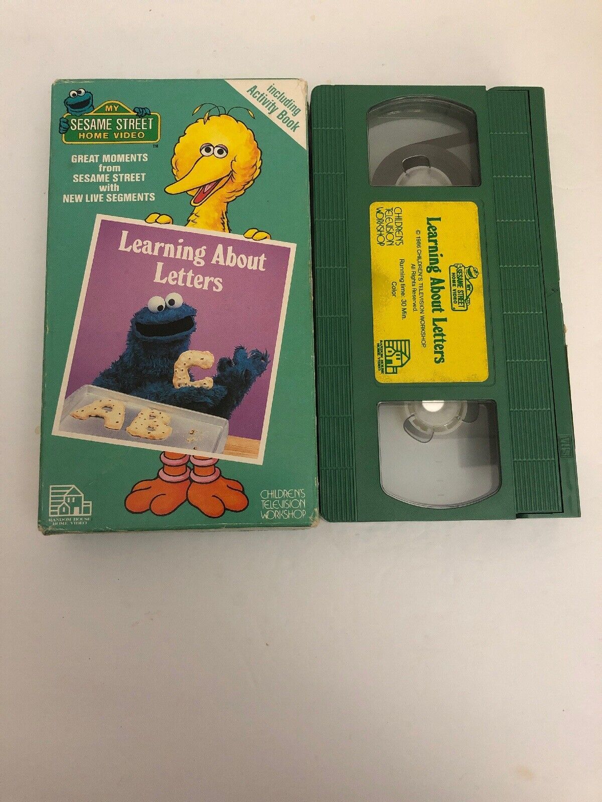 Sesame Street LEARNING ABOUT LETTERS VHS 1986-TESTED-RARE VINTAGE-SHIPS ...