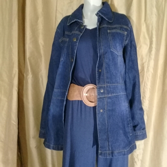 Primary image for NEW WOMEN'S BLUE JEAN COAT SIZE M