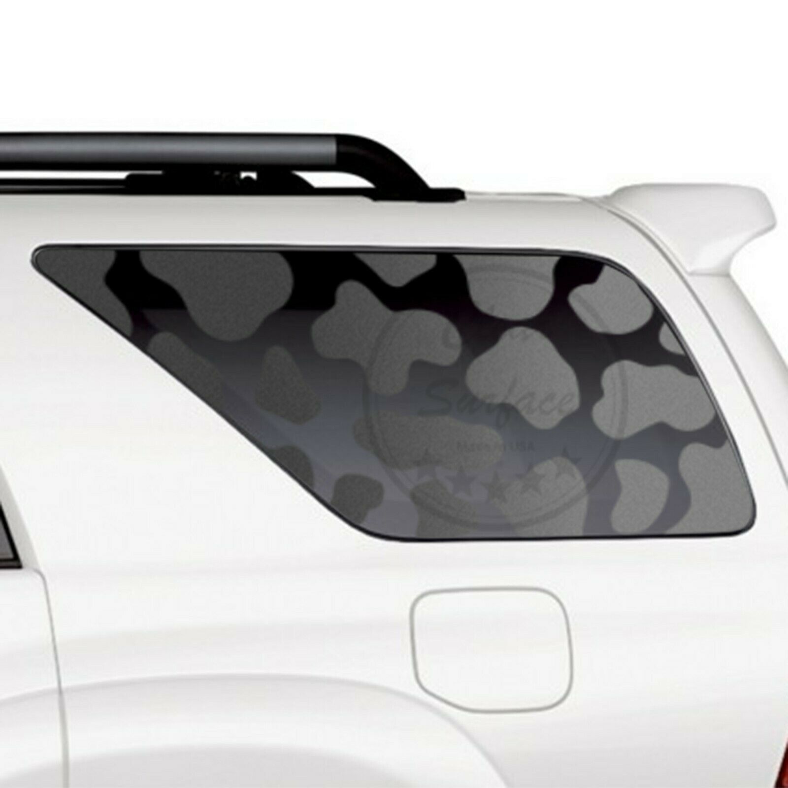 Precut Quarter Window Animal Cow Print Vinyl Decal Sticker Fits