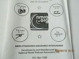 Mark V NMRA Standards Gauge (With RP-25 Contour) HO-Scale image 3