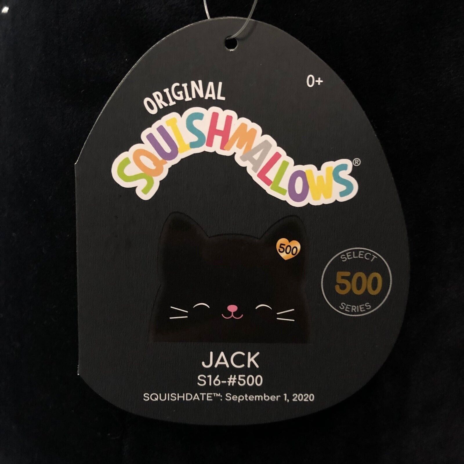 Jack the Black Cat 16” Squishmallow 1 of 500 and similar items