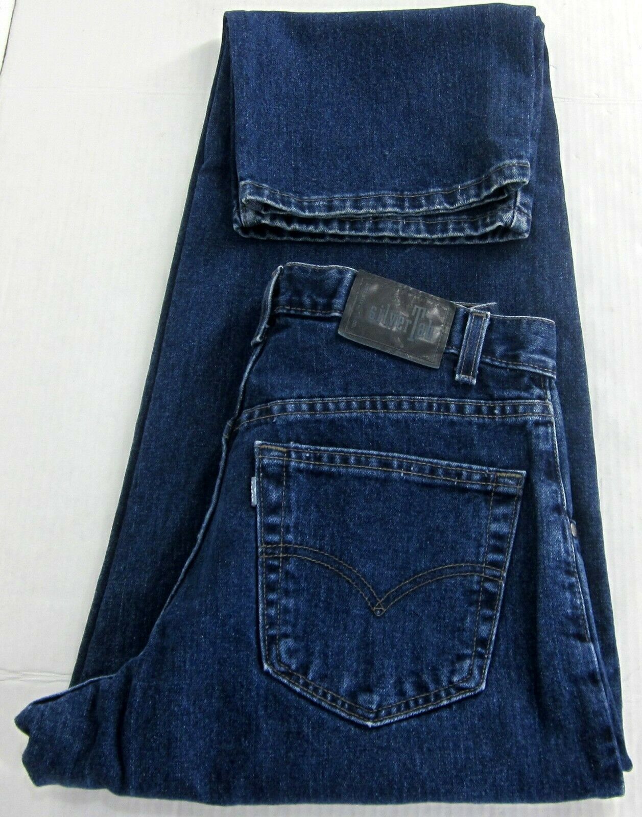 silver tab baggy jeans