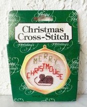 Merry Christmouse Christmas Counted Cross Stitch Ornament Kit w/Frame-Qu... - $6.60