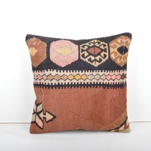 kilim pillow 16x16inc kilim Cushion Cover,Ethnic Anatolian Kilim  Pillow... - $49.00