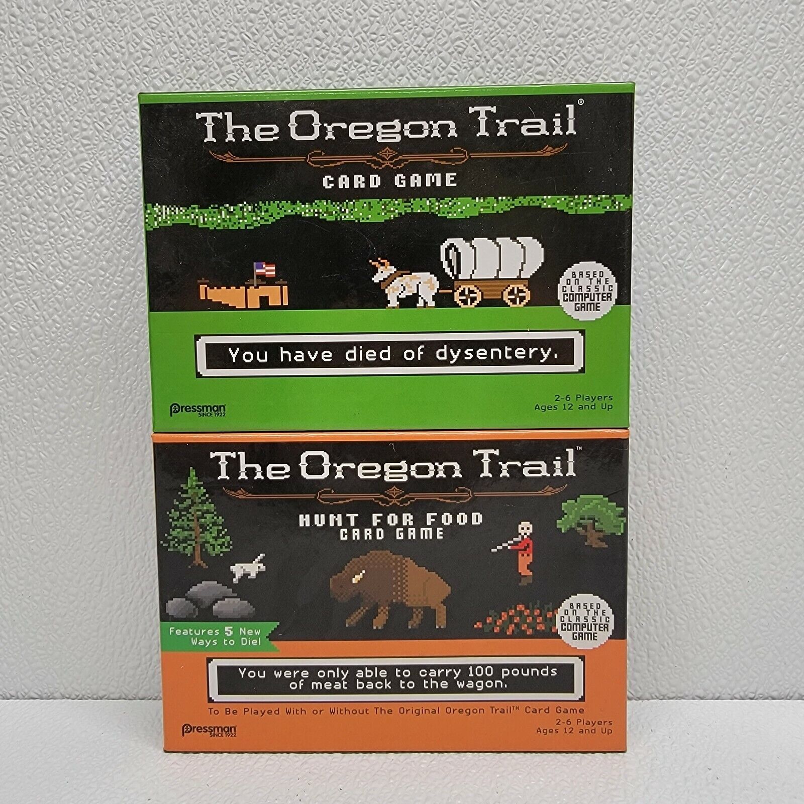 Original The Oregon Trail and The Oregon Trail Hunt For Food Card Game Complete! - $8.55