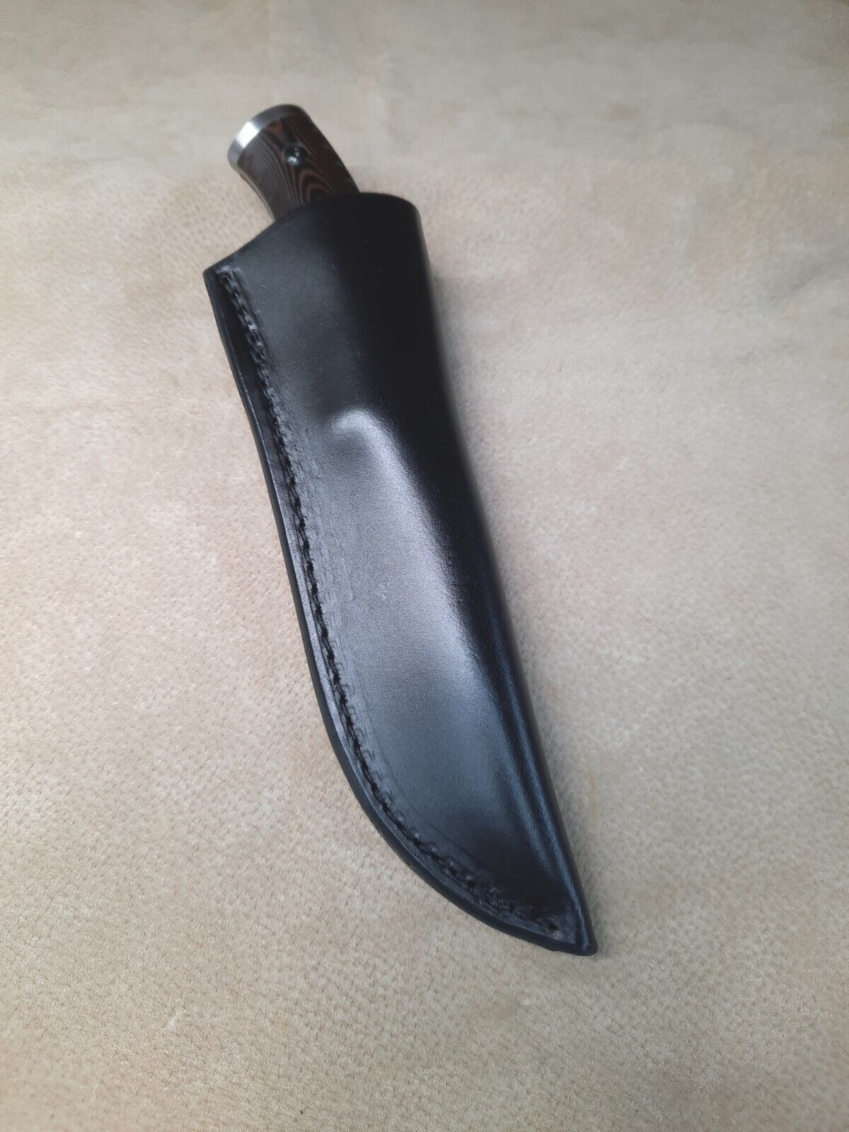 Custom Leather Knife Sheath That Fits a Buck Selkirk 863 Knife. Sheath ...