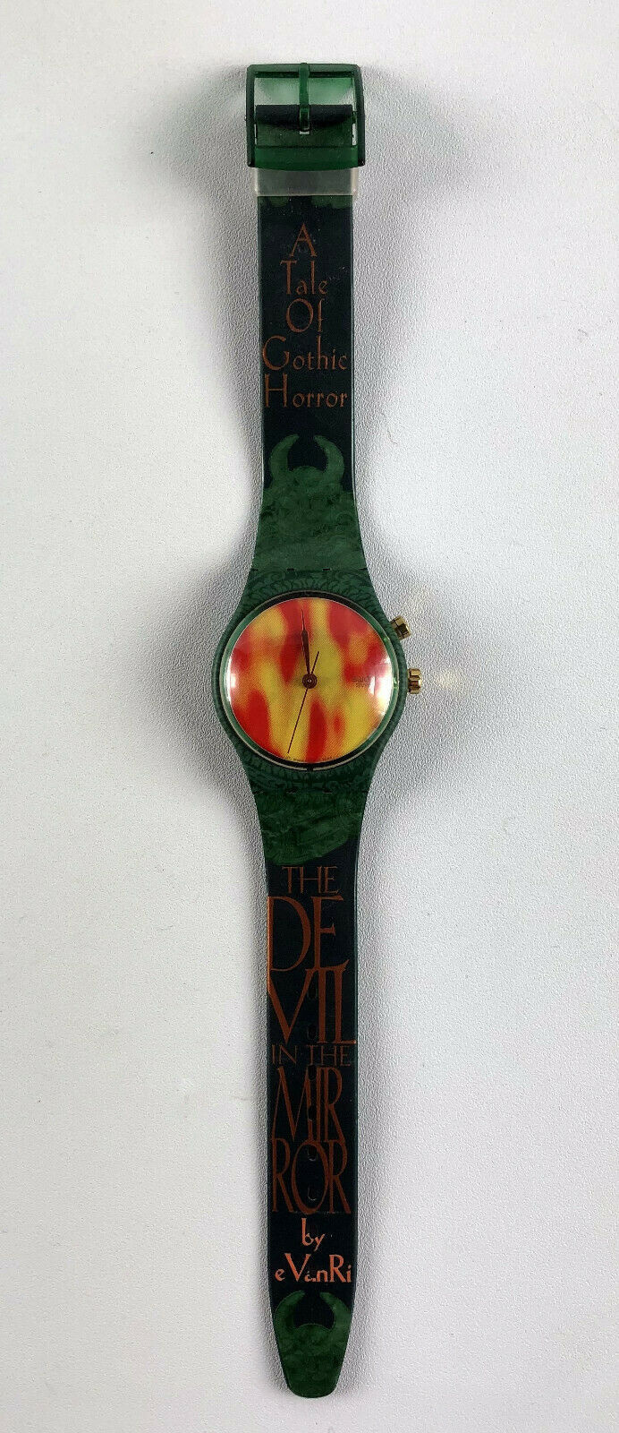 Swatch Watch Devil In The Mirror 1998 E Van Ri - GG900 - * NOT WORKING * - $29.69