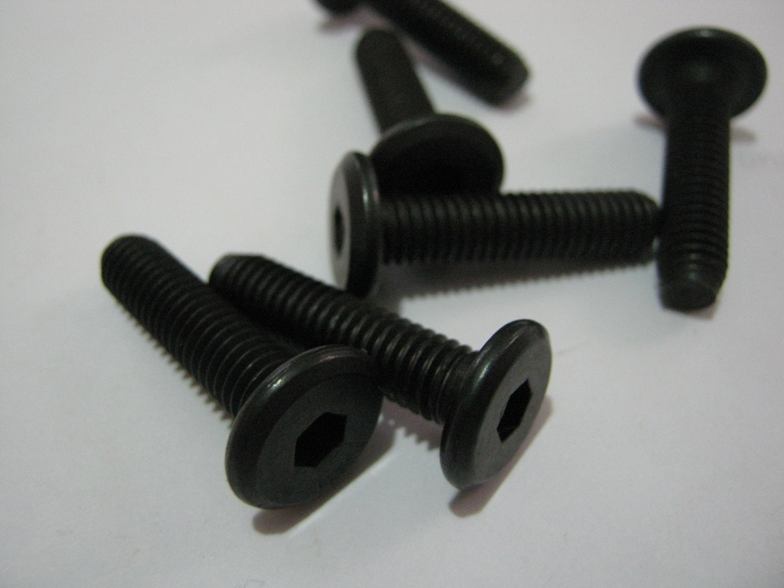 M6x25mm Steel Furniture Joint Connector Bolt ALLEN Head x 10pcs