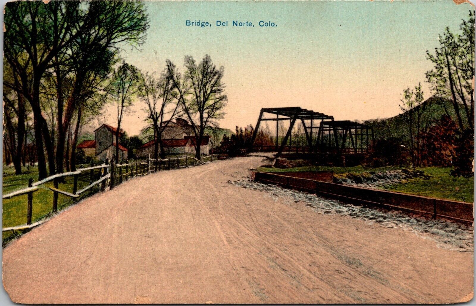 Bridge Del Norte CO Postcard PC15 NonTopographical Postcards