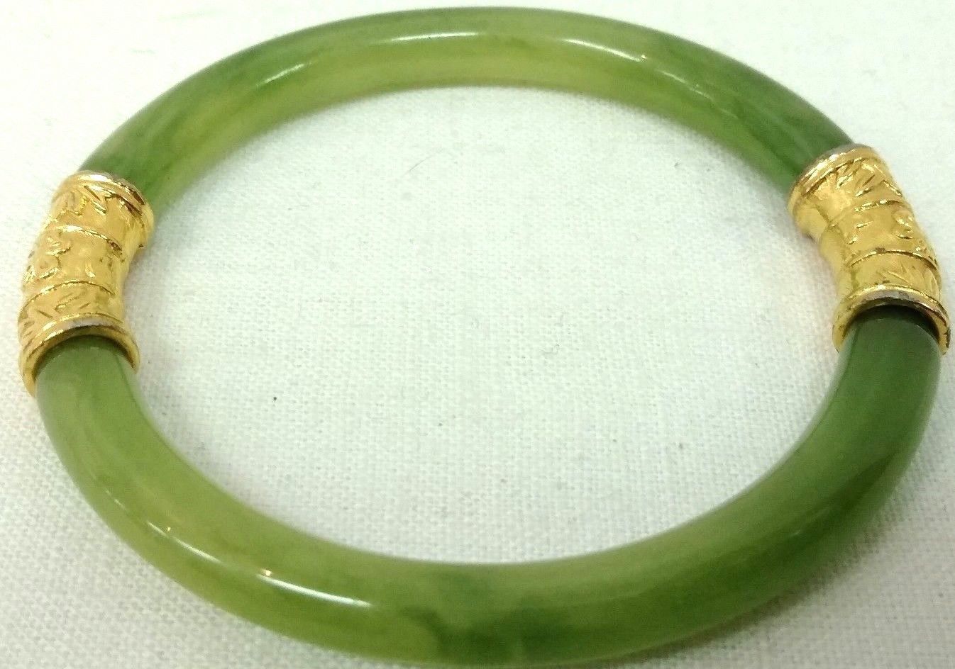 Synthetic Jade Bracelet 19.8G - Genuine Gemstone