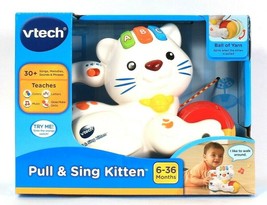 1 Count Vtech Pull & Sing Kitten Teaches 30 Plus Songs Melodies Sounds & Phrases image 1