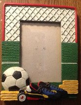 Soccer Picture Frame Vertical w/ Stand 4 1/2 x 6 1/2  - $5.00