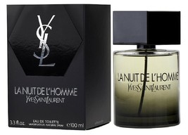 YSL LA NUIT DE L &#39; HOMME * Yves Saint Laurent 3.3 oz / 100 ml EDT Men Spray - $101.90