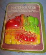 Miller Studio Chalkware Match-Mates Basket of Vegetables Sealed on Card - $9.50
