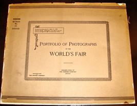 1892 Chicago World&#39;s Fair PORTFOLIO OF PHOTOGRAPHS Book #15 Columbia Exp... - $21.99
