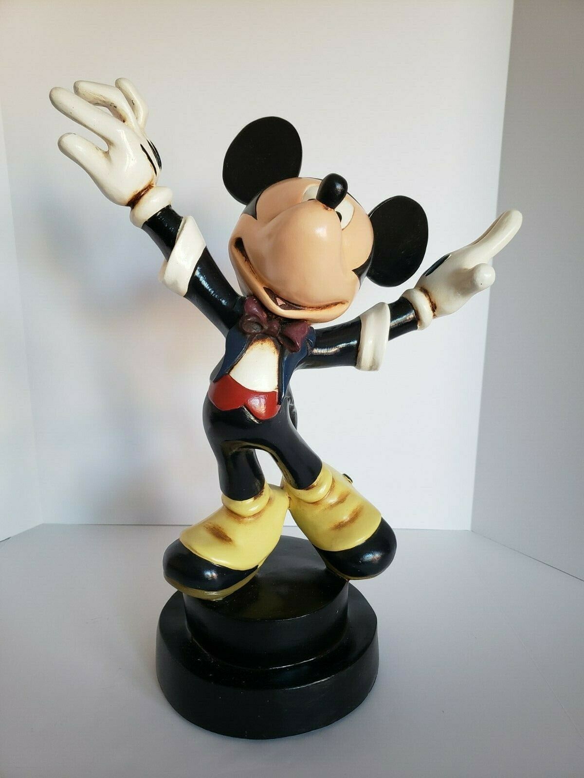 1980s Rare Walt Disney Mickey Mouse Conductor Statue in Fiberglass - Other