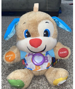 Fisher-Price Laugh &amp; Learn Smart Stages Puppy Dog Plush Toy Music And So... - $13.55