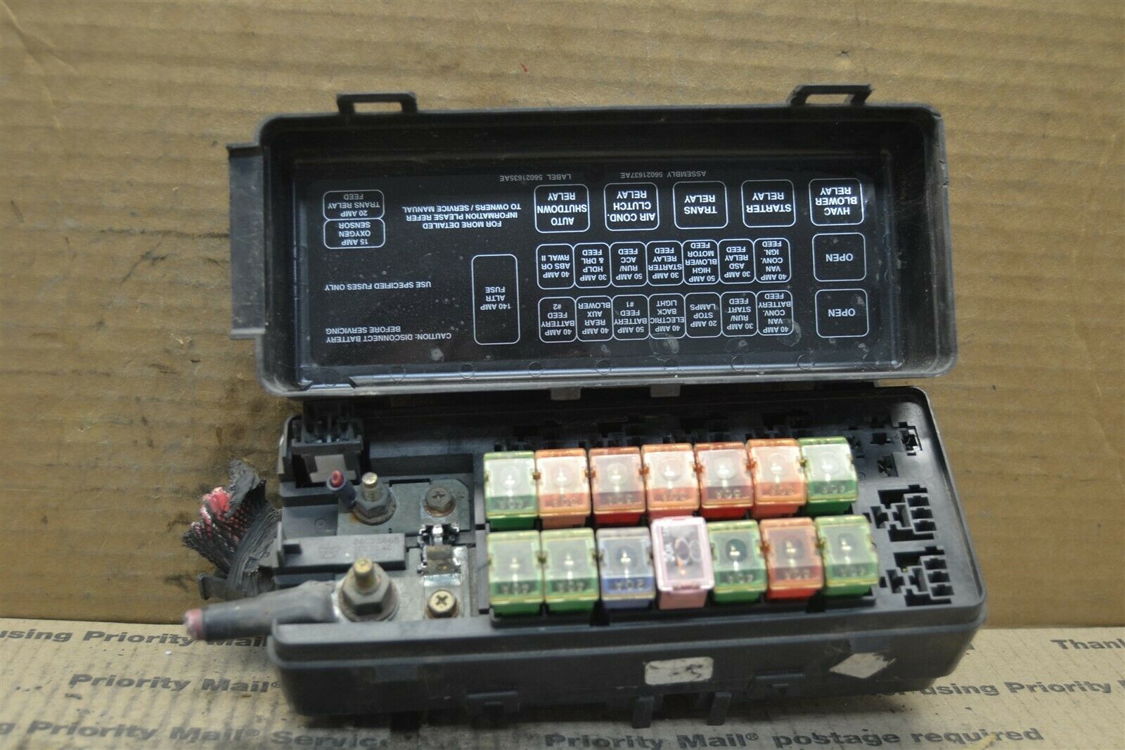 2000 Dodge RAM Van 15003500 Fuse Box Junction Oem 56021011AX Module