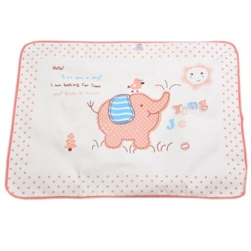 60 80CM Baby KeepMeDry Pad Newborn Crib Sheet Infant Mattress Cover ElephantPINK
