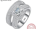 925 sterling silver ring set classic wedding jewelry cubic zircon rings for women thumb155 crop