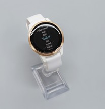 Garmin Vivoactive 4S GPS Smartwatch White w/ Rose Gold-Tone Bezel  image 2