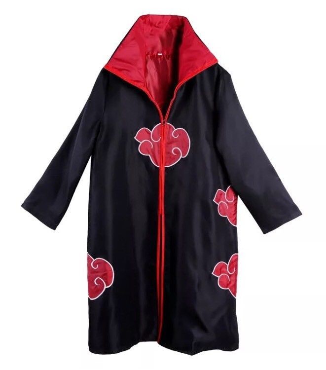 Naruto Akatsuki Itachi Uchiha Cosplay Costume Cloak XXL Size US Seller ...