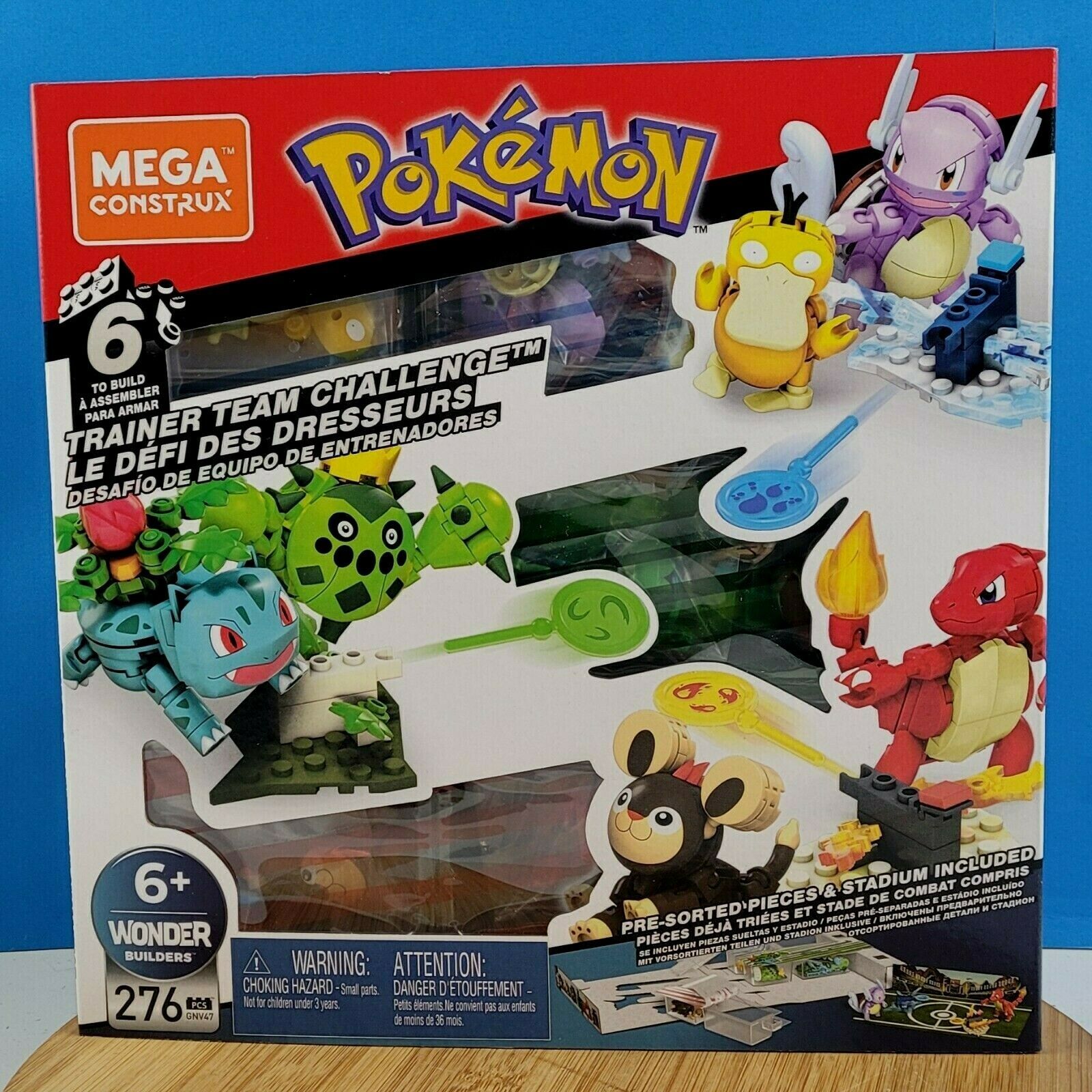 Mega Construx Pokemon Trainer Team Challenge Figure Gnv47 Building Set ...