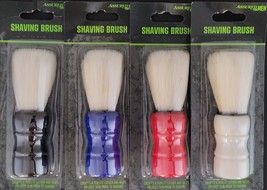 Shaving Brush Brushes for men 1.2”Dx3.8”H 1/Pk, Select Color - $3.49