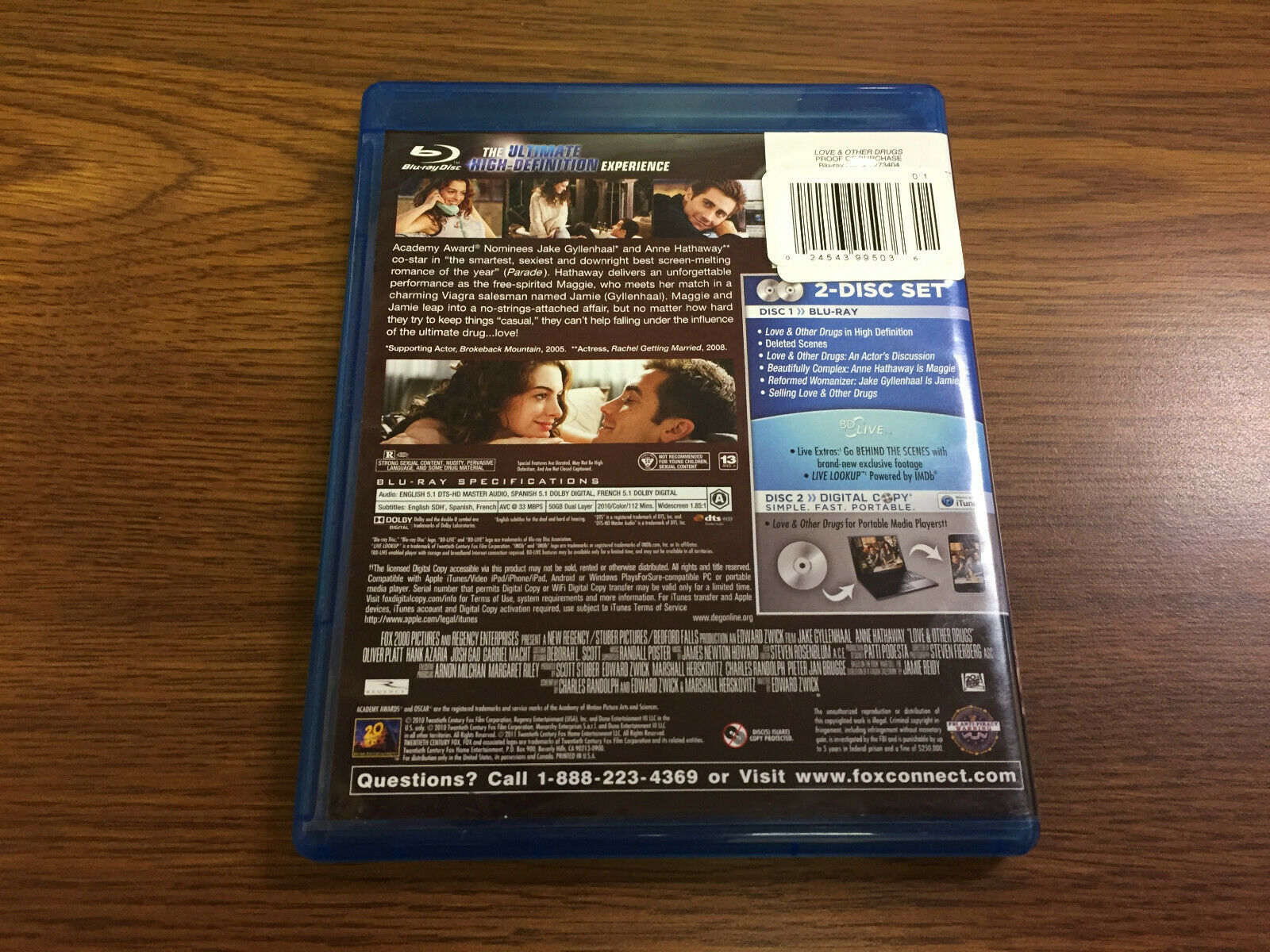 Love and Other Drugs (Blu-ray Disc) Anne and similar items