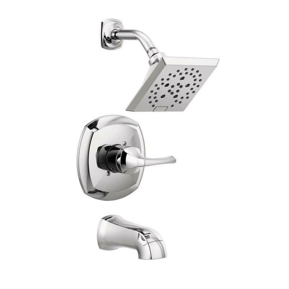 Delta Portwood SingleHandle 5Spray Tub & Shower Faucet with