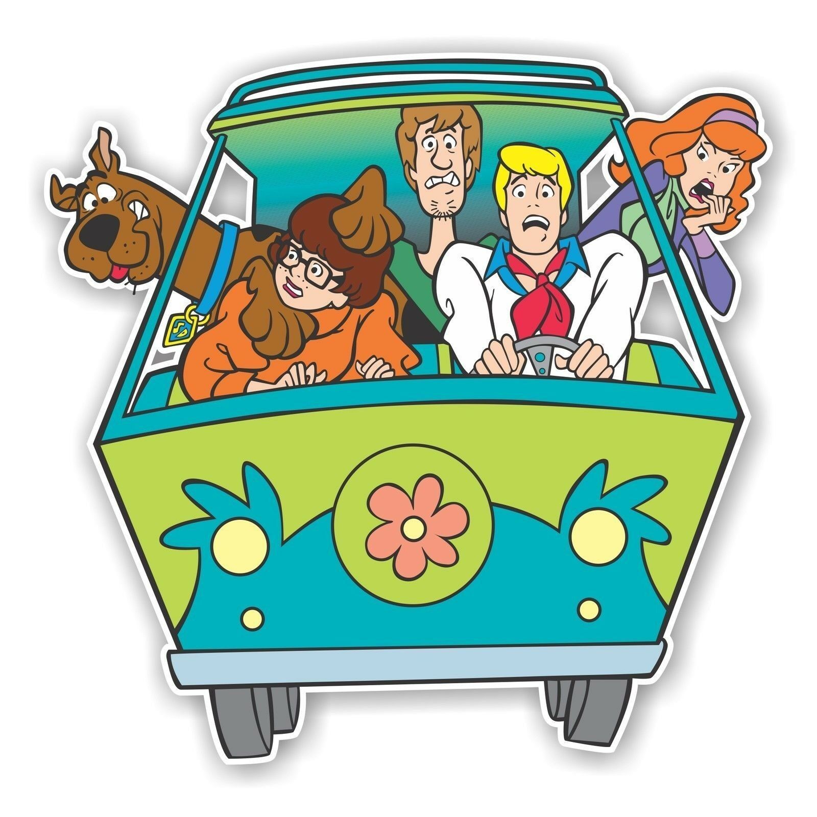 Scooby Doo Mystery Machine Decal Sticker Die Cut Decals Stickers And Vinyl Art 9848