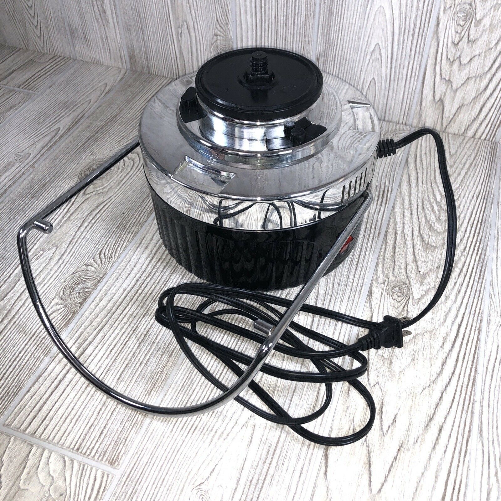 Jack Lalanne's Power Juicer CL003AP Motor Base Black & Chrome WORKS