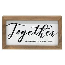 Together Framed Box Sign - $31.26