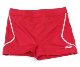 Adidas ClimaLite Red Tight Athletic Shorts Women&#39;s Small S NWT - $27.46