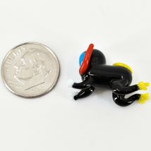 Handmade Scuba Diver Tiny Miniature Micro Mini Lampworking Glass Figurine image 6