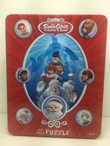 USAopoly Santa Claus Is Coming To Town Puzzle Collector&#39;s Tin Christmas - $24.37