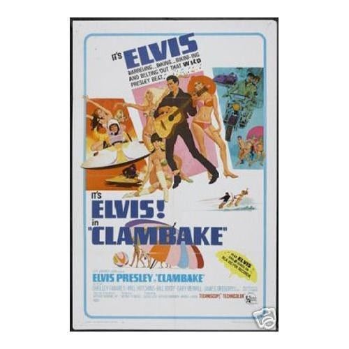 Primary image for Clambake Elvis Presley Wall Poster Art 12x18 Free Shipping