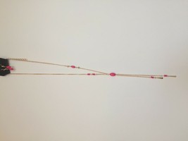 Paparazzi Necklace Set Short (new) A Double Shot Pink #852 - $7.61