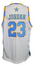 Michael Jordan #23 Laney High School Basketball Jersey New White Any Size image 2