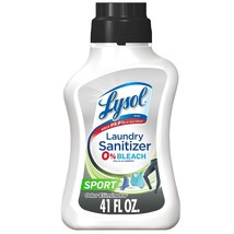 Lysol Laundry Sanitizer, Sport, 41 oz, Eliminates Odors and Kills Bacteria - $13.95