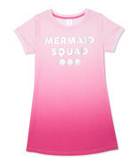 Way To Celebrate Girls Mermaid Squad Sleep Shirt Pink XL - $19.99