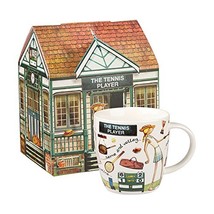 Churchill At Your Leisure The Tennis Player Mug in Hatbox by Churchill China - $38.21